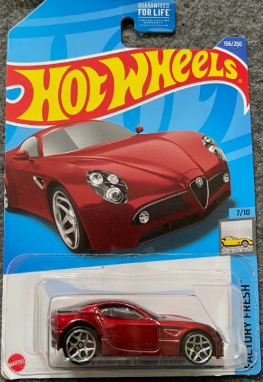 Hot Wheels Alfa Romeo 8C Competizione - US dlhý blister