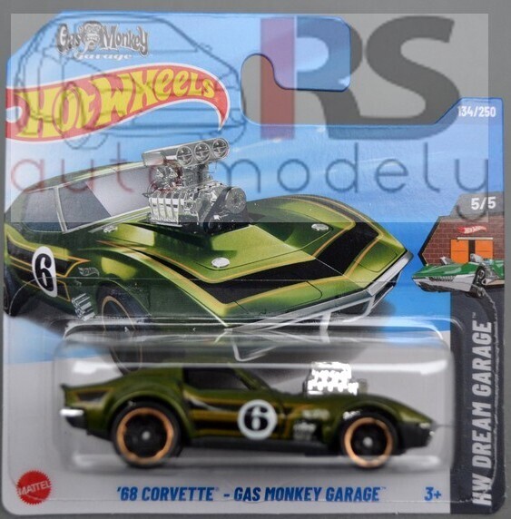 Hot Wheels ´68 Corvette - Gas Monkey Garage