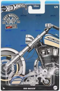 Hot Wheels Blue Bad Bagger Bike 