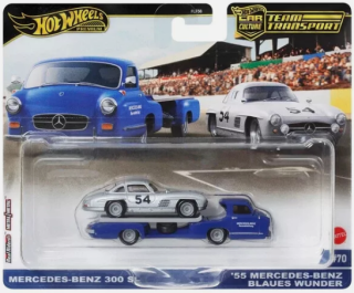 Hot Wheels Team Transport Mercedes-Benz 300 SL + Blaues Wunder 