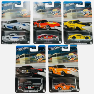 Hot Wheels Vintage Racing Club - set 5ks modelov