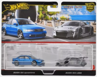 Hot Wheels Audi S4 quattro + R8 LMS Premium Set